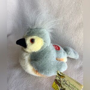 Wild Republic Audubon Bird Plush Tufted Titmouse W Sound Backyard Birds Series 3